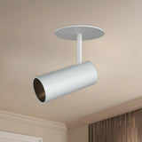 White Downey 2-in Semi-Flush Mount By Kuzco
