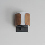 Draughtsman Wall Sconce Walnut / Black by Maxim Lighting
