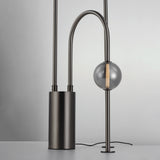 Dreamer Floor Lamp Black Chrome By Studio M Detailed View