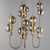 Dreamer LED Cord Hung Pendant Black Chrome With Light By Studio M