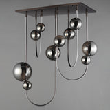 Dreamer LED Rectangular Pendant Black Chrome Without Light By Studio M