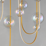 Dreamer LED Rectangular Pendant Natural Aged Brass By Studio M Detailed View