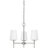 Driscoll Chandelier — 20.5 Inch, Brushed Nickel