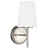 Driscoll One Light Wall Bath Sconce Brushed Nickel By Generation Lighting