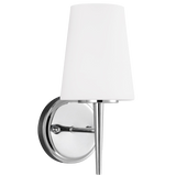 Driscoll One Light Wall Bath Sconce Chrome By Generation Lighting