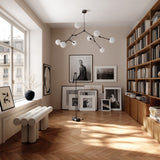 Drop Bulp Chandelier Large Grey by 101 Copenhagen - Lifestyle View 11