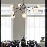 Drop Bulp Chandelier Large Grey by 101 Copenhagen - Lifestyle View 2