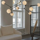 Drop Bulp Chandelier Large Grey by 101 Copenhagen - Lifestyle View 4