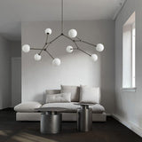 Drop Bulp Chandelier Large Grey by 101 Copenhagen - Lifestyle View 5