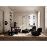 Drop Bulp Chandelier Large Grey by 101 Copenhagen - Lifestyle View 7