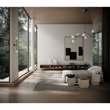Drop Bulp Chandelier Large Grey by 101 Copenhagen - Lifestyle View 8