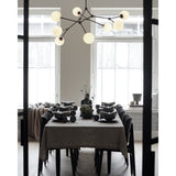 Drop Bulp Chandelier Large Grey by 101 Copenhagen - Lifestyle View 9