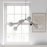 Drop Bulp Chandelier Small Grey by 101 Copenhagen - Lifestyle View 1