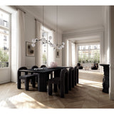 Drop Bulp Chandelier Small Grey by 101 Copenhagen - Lifestyle View 4