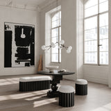 Drop Bulp Chandelier Small Grey by 101 Copenhagen - Lifestyle View 5