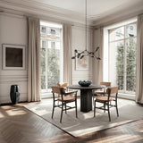 Drop Chandelier Small Burned Black by 101 Copenhagen - Lifestyle View 4