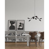 Drop Chandelier Small Burned Black by 101 Copenhagen - Lifestyle View 6