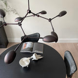 Drop Chandelier Small Burned Black by 101 Copenhagen - Lifestyle View 7