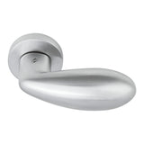 Drop Door Knob in Satin Chrome by Colombo Design