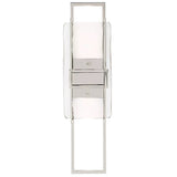 Duelle Wall Sconce Polished Nickel By Visual Comfort Modern - Front View
