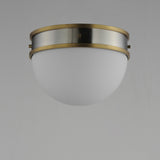 Duke Flush Mount Satin Nickel / Satin Brass by Maxim Lighting