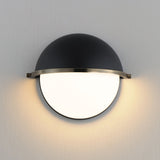Duke Half Wall Sconce Black/Weathered Brass by Maxim Lighting
