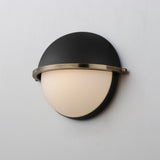 Duke Half Wall Sconce Black/Weathered Brass by Maxim Lighting