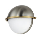 Duke Half Wall Sconce Satin Nickel / Satin Brass by Maxim Lighting