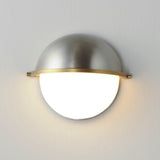 Duke Half Wall Sconce Satin Nickel / Satin Brass by Maxim Lighting