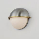 Duke Half Wall Sconce Satin Nickel / Satin Brass by Maxim Lighting