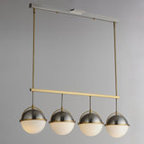 Duke Linear Suspension Satin Nickel / Satin Brass by Maxim Lighting