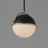 Duke Pendant Black/Weathered Brass by Maxim Lighting