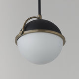 Duke Pendant Black/Weathered Brass by Maxim Lighting