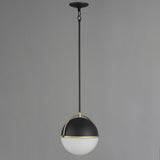 Duke Pendant Black/Weathered Brass by Maxim Lighting