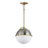 Duke Pendant Satin Nickel / Satin Brass by Maxim Lighting