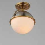 Duke Semi-Flush Mount Satin Nickel / Satin Brass by Maxim Lighting