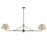 Dunbridge Linear Suspension Weathered Brass by Maxim Lighting