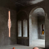 Dune Vertical Suspension By LZF, Finish: Pale Rose