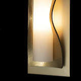 Dune Wall Sconce Small detail in Modern Brass, by Hubbardton Forge