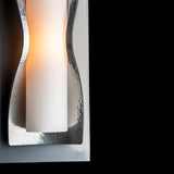 Dune Wall Sconce Small detail in Sterling, by Hubbardton Forge