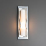 Dune Wall Sconce Small detail in Sterling, by Hubbardton Forge