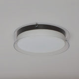Duo Round Flush Mount Black by Maxim Lighting