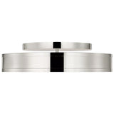 Dupont Round Semi Flush Medium Polished Nickel By Visual Comfort Studio - Front View