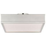 Dupont Square Semi Flush Polished Nickle Small By Visual Comfort Main View 2