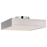 Dupont Square Semi Flush Polished Nickle Small By Visual Comfort Main View 3