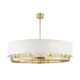 Durham Chandelier - 10-Light - Aged Brass by Hudson Valley