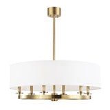Durham Chandelier - 6-Light - Aged Brass by Hudson Valley