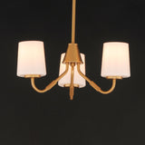 Durham Chandelier Natural Aged Brass by Maxim Lighting