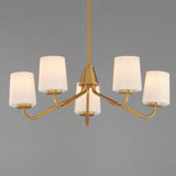 Durham Chandelier Natural Aged Brass by Maxim Lighting