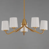 Durham Chandelier Natural Aged Brass by Maxim Lighting